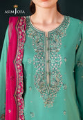 Asim Jofa | Lumiere Formals | AJLFC-04 EMBROIDERED RAW SILK - House Of Hania