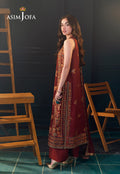 Asim Jofa | Lumiere Formals | AJLFC-05 EMBROIDERED SLUB LAWN - House Of Hania