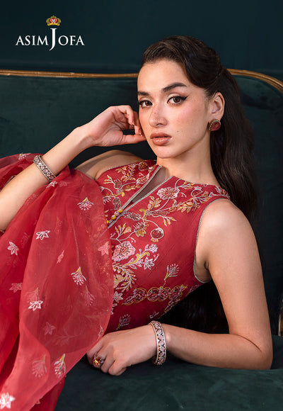 Asim Jofa | Lumiere Formals | AJLFC-06 EMBROIDERED ORGANZA - House Of Hania