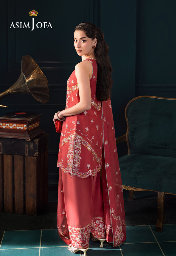Asim Jofa | Lumiere Formals | AJLFC-06 EMBROIDERED ORGANZA - House Of Hania