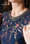 Asim Jofa | Lumiere Formals | AJLFC-07 EMBROIDERED NET - House Of Hania