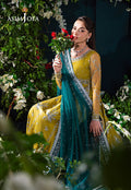 Asim Jofa | Lumiere Formals | AJLFC-10 EMBROIDERED NET - House Of Hania