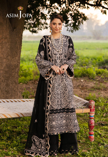 Asim Jofa | Luxury Lawn 25 | AJELL-03 - House Of Hania