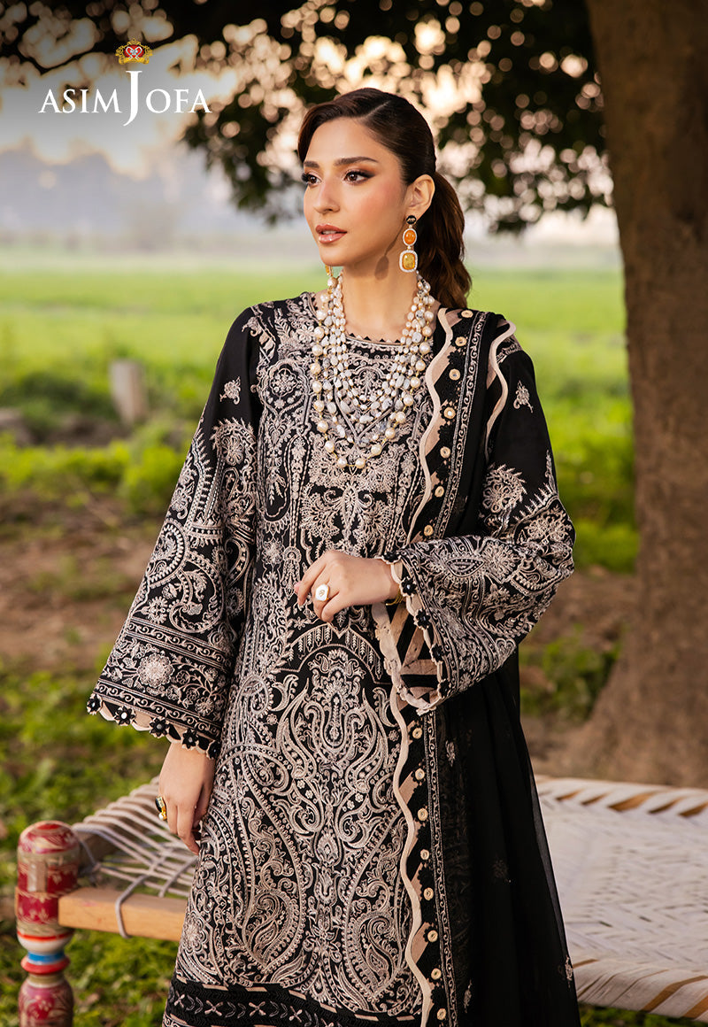 Asim Jofa | Luxury Lawn 25 | AJELL-03 - House Of Hania