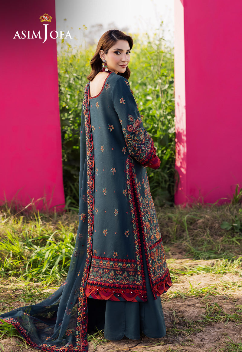 Asim Jofa | Luxury Lawn 25 | AJELL-04 - House Of Hania