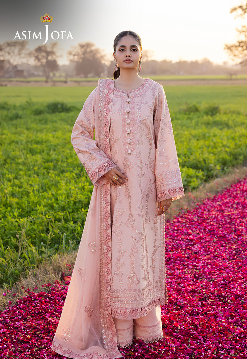 Asim Jofa | Luxury Lawn 25 | AJELL-15 - House Of Hania