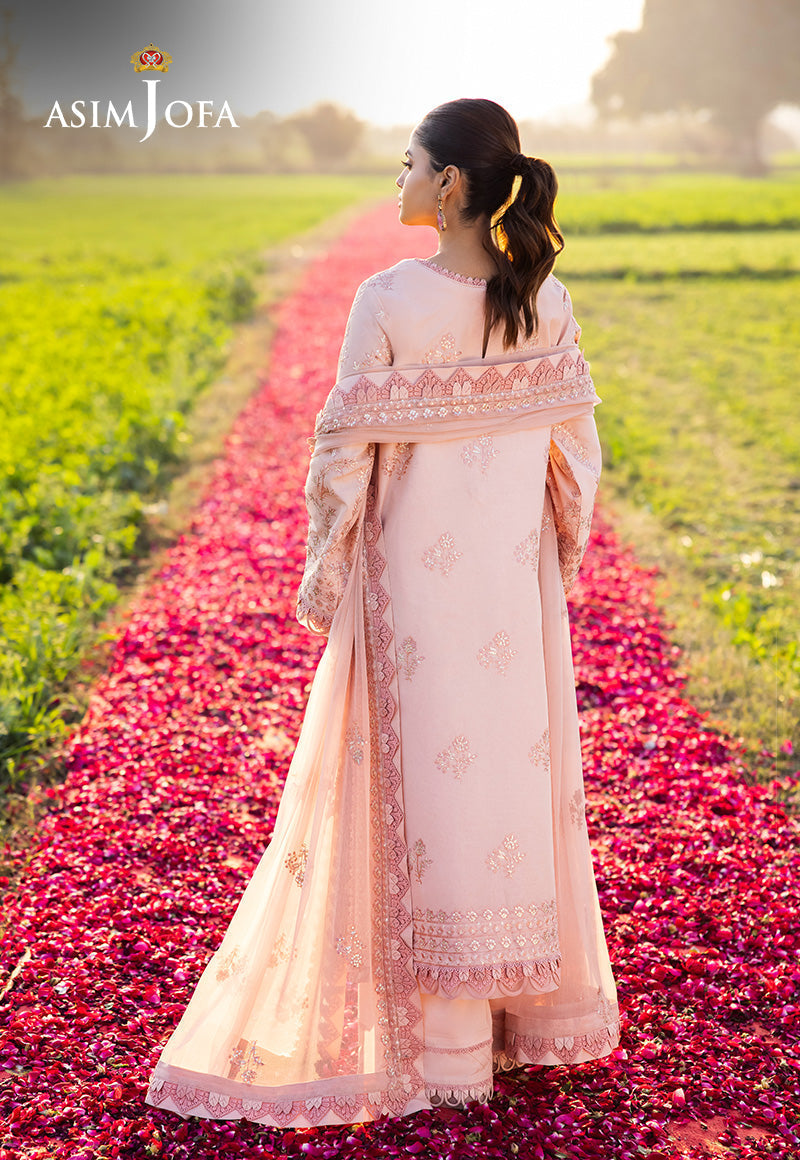 Asim Jofa | Luxury Lawn 25 | AJELL-15 - House Of Hania