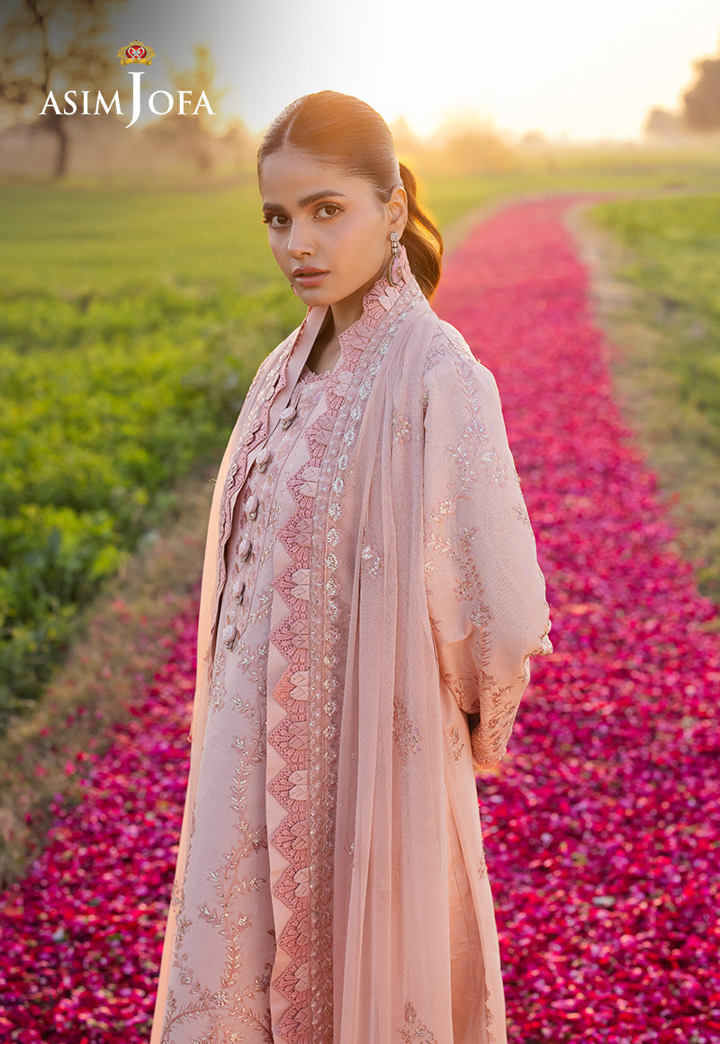 Asim Jofa | Luxury Lawn 25 | AJELL-15 - House Of Hania