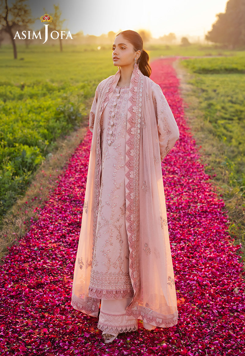 Asim Jofa | Luxury Lawn 25 | AJELL-15 - House Of Hania