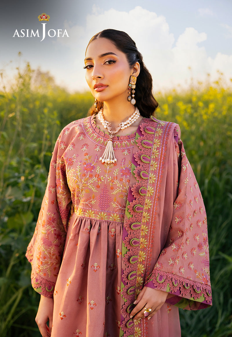 Asim Jofa | Luxury Lawn 25 | AJELL-16 - House Of Hania