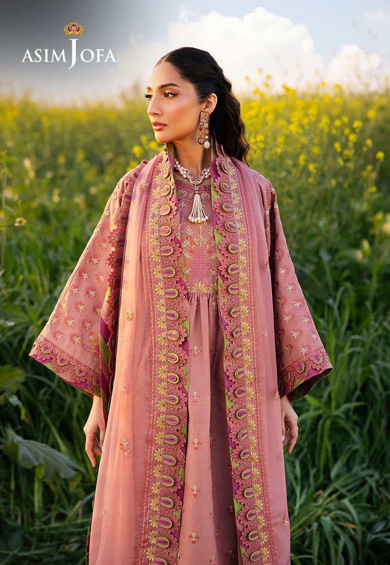Asim Jofa | Luxury Lawn 25 | AJELL-16 - House Of Hania