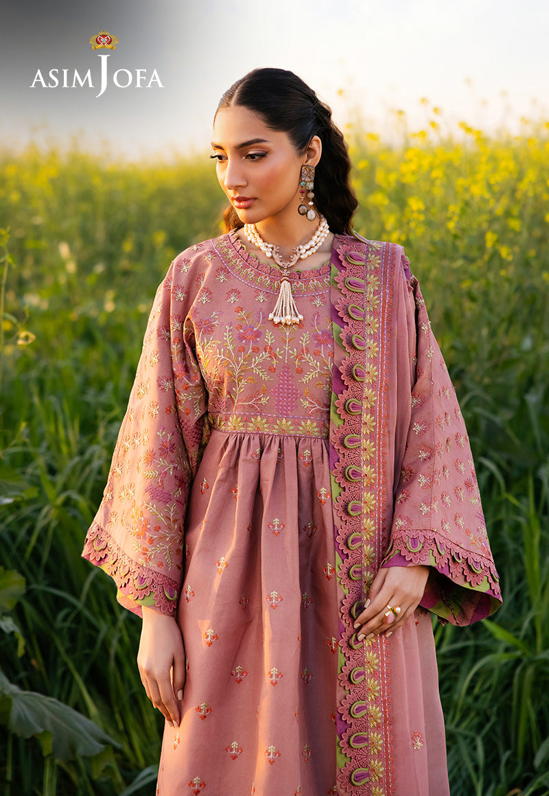 Asim Jofa | Luxury Lawn 25 | AJELL-16 - House Of Hania