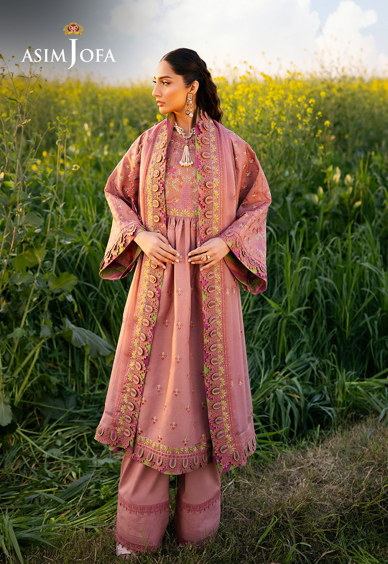 Asim Jofa | Luxury Lawn 25 | AJELL-16 - House Of Hania