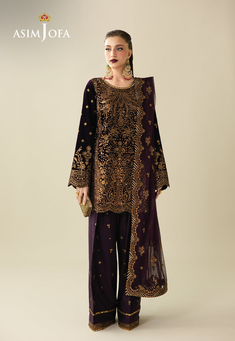 Asim Jofa | Makhmal Velvet 25 | AJULM-02 - House Of Hania