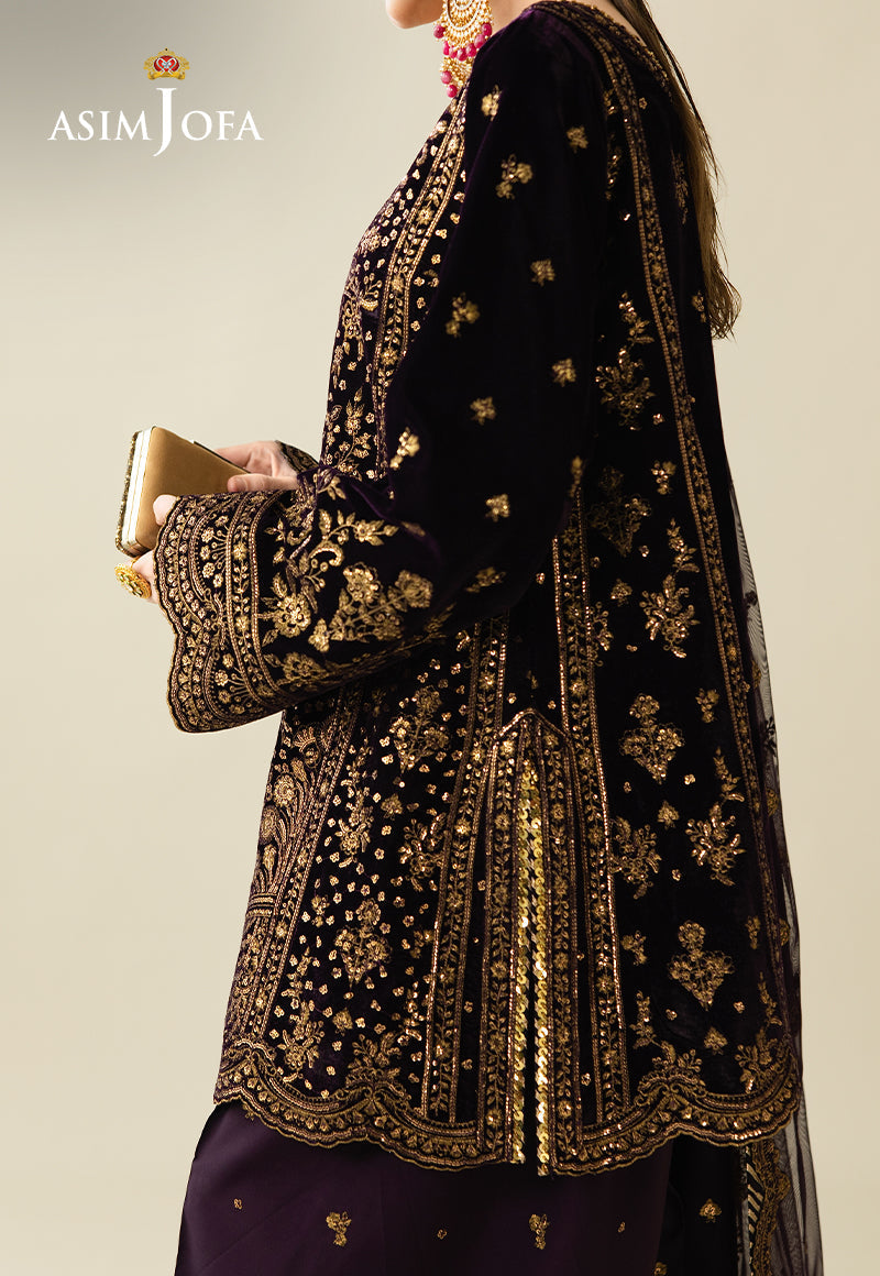 Asim Jofa | Makhmal Velvet 25 | AJULM-02 - House Of Hania
