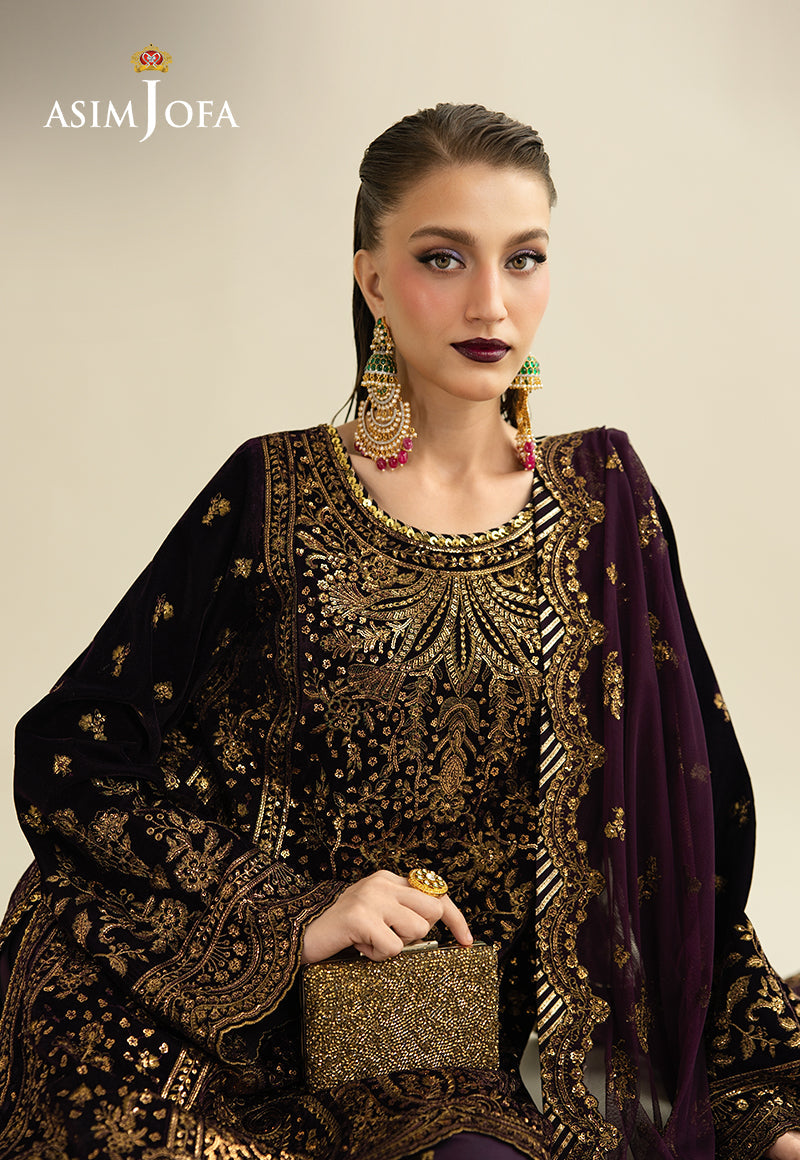 Asim Jofa | Makhmal Velvet 25 | AJULM-02 - House Of Hania