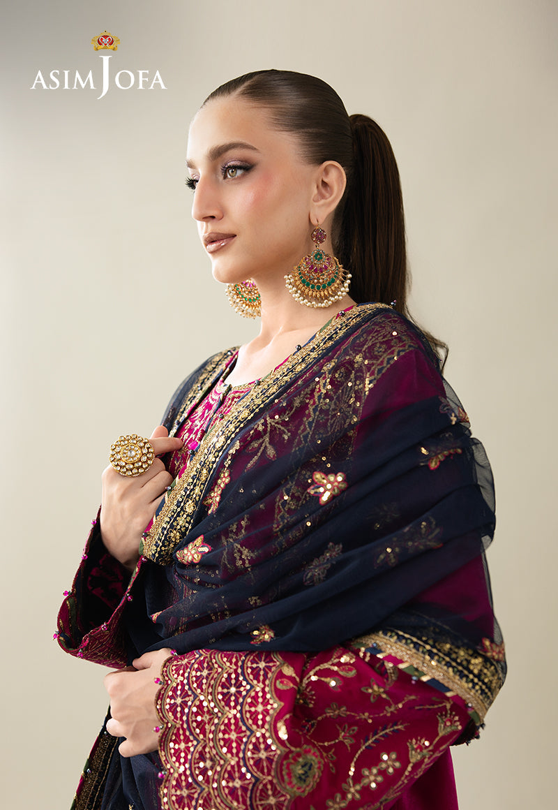 Asim Jofa | Makhmal Velvet 25 | AJULM-03 - House Of Hania