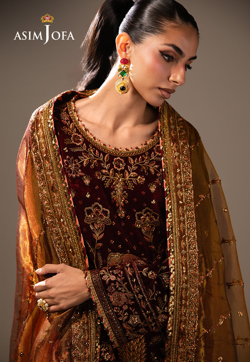 Asim Jofa | Makhmal Velvet 25 | AJULM-07 - House Of Hania