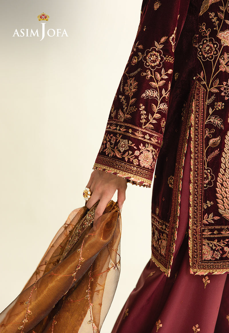 Asim Jofa | Makhmal Velvet 25 | AJULM-07 - House Of Hania