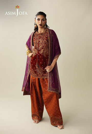 Asim Jofa | Makhmal Velvet 25 | AJULM-08 - House Of Hania