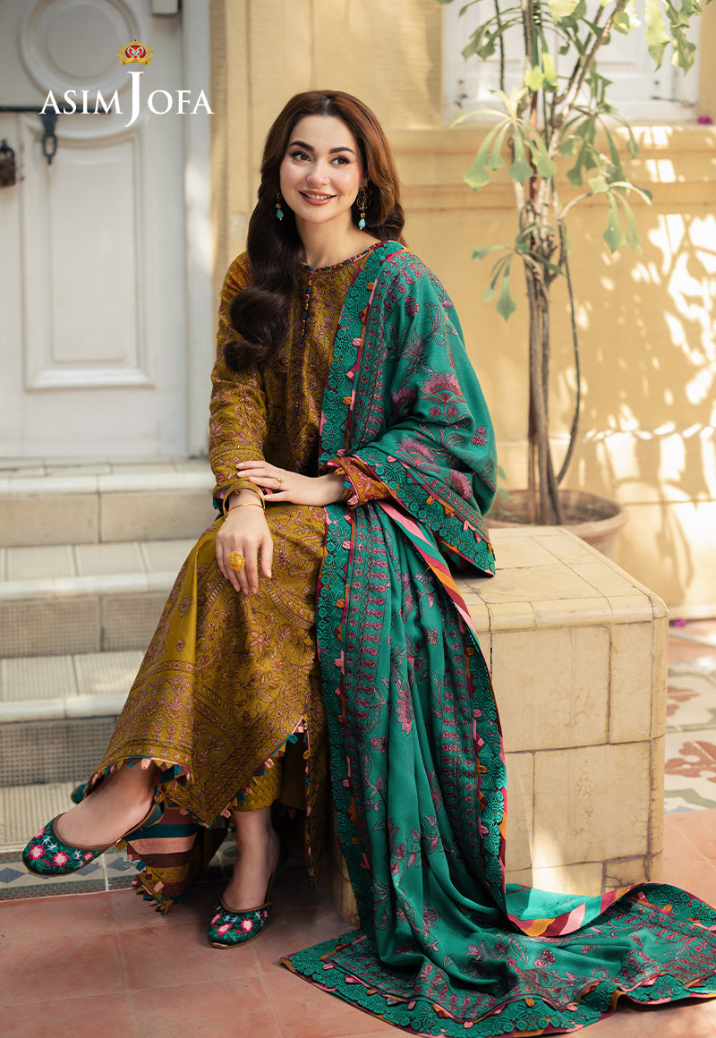 Asim Jofa | Pashmina Shawl 24 | AJKI-04 - House Of Hania