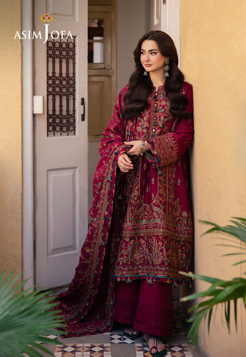 Asim Jofa | Pashmina Shawl 24 | AJKI-10 - House Of Hania