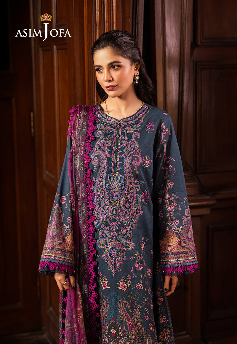 Asim Jofa | Prints Drop 2 | AJUBJ-05 - House Of Hania