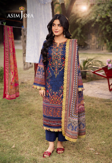 Asim Jofa | Prints Drop 2 | AJUBJ-08 - House Of Hania