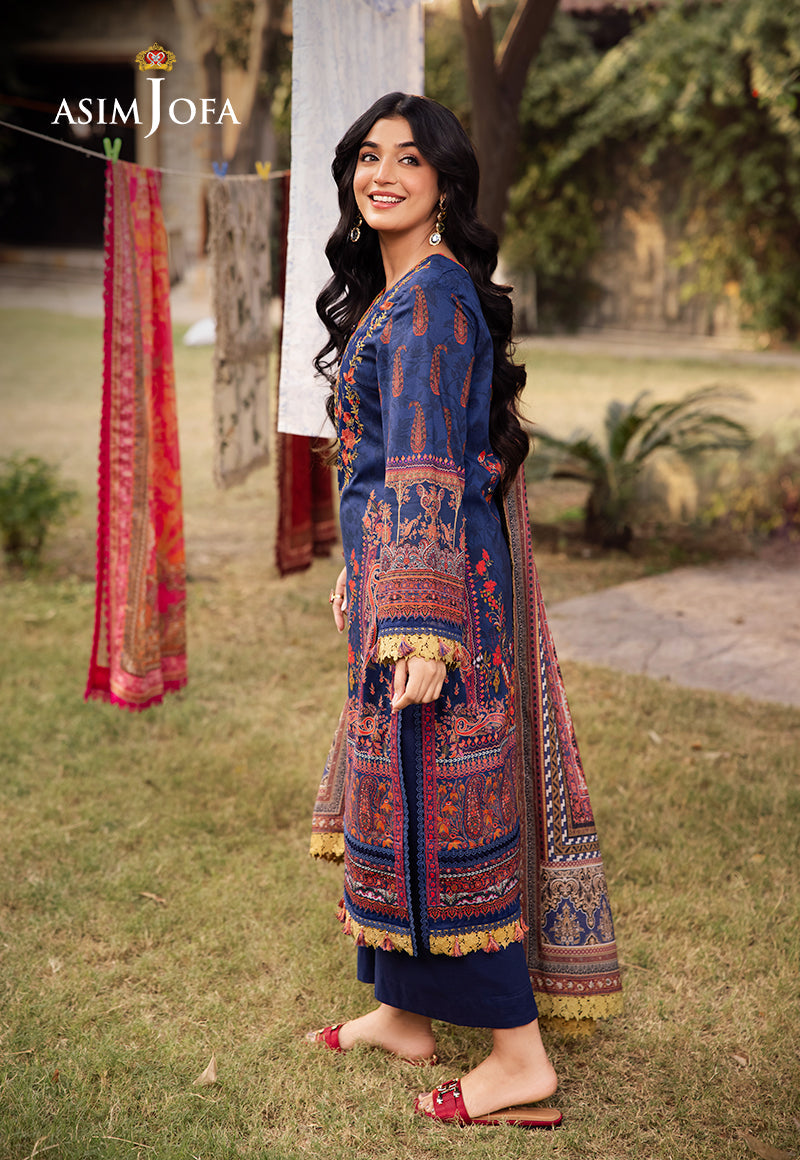 Asim Jofa | Prints Drop 2 | AJUBJ-08 - House Of Hania