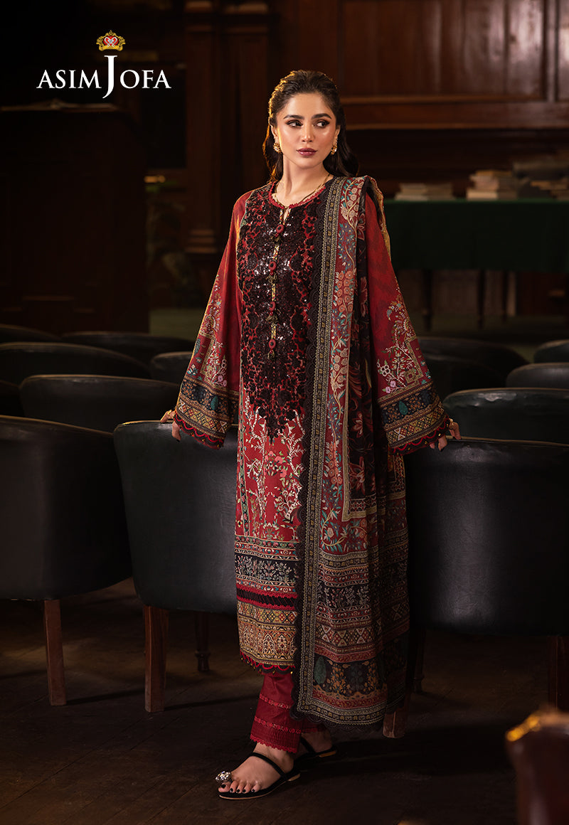 Asim Jofa | Prints Drop 2 | AJUBJ-09 - House Of Hania