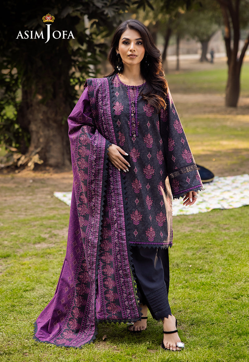 Asim Jofa | Prints Drop 2 | AJUBJ-24 - House Of Hania