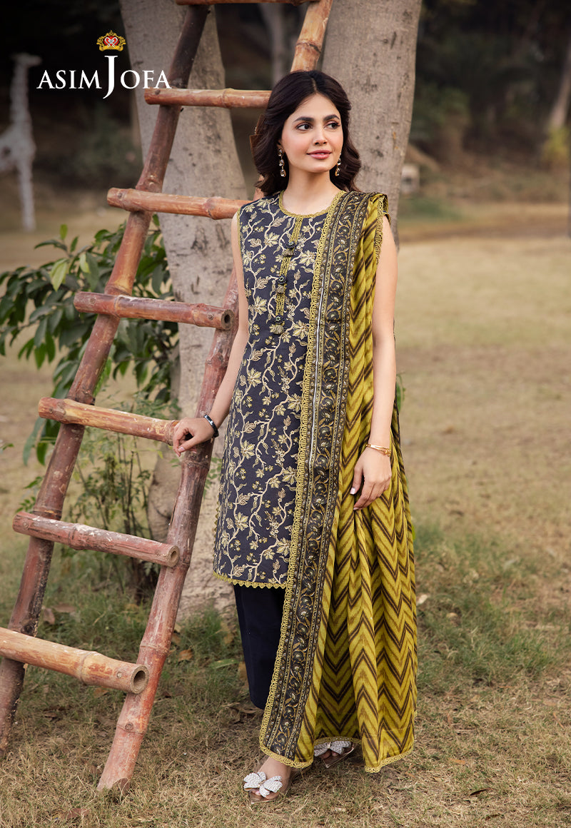 Asim Jofa | Prints Drop 2 | AJUBJ-26 - House Of Hania