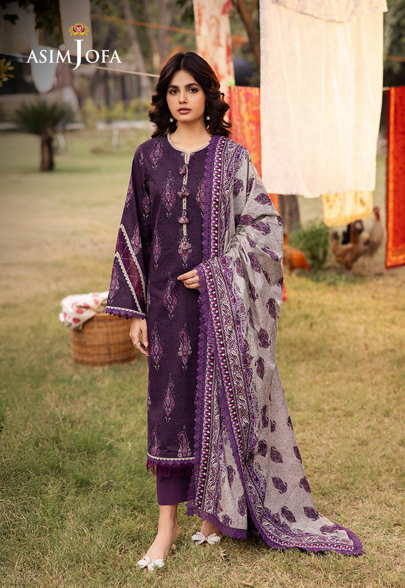 Asim Jofa | Prints Drop 2 | AJUBJ-27 - House Of Hania