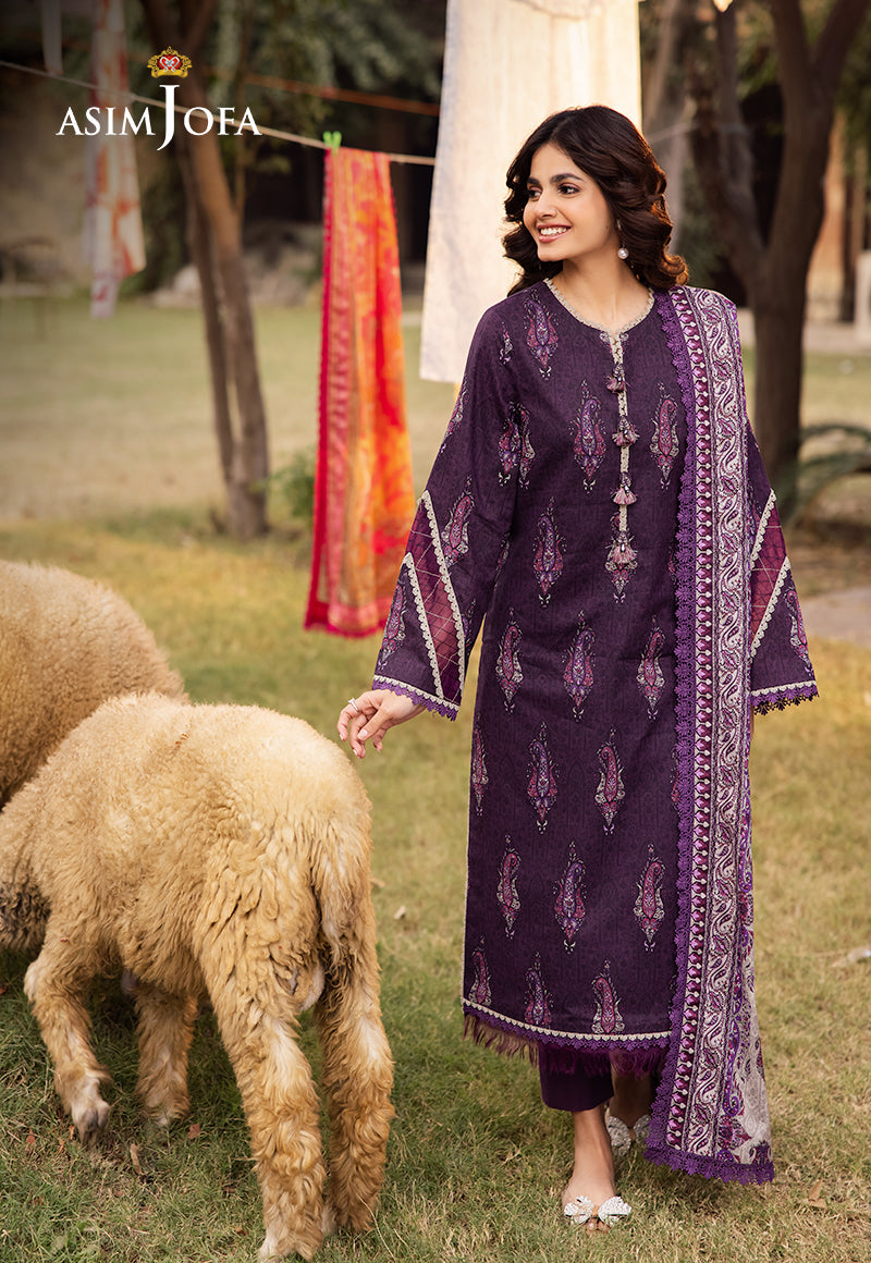 Asim Jofa | Prints Drop 2 | AJUBJ-27 - House Of Hania