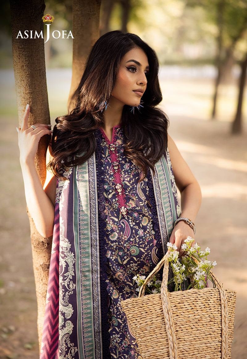 Asim Jofa | Prints Drop 2 | AJUBJ-30 - House Of Hania