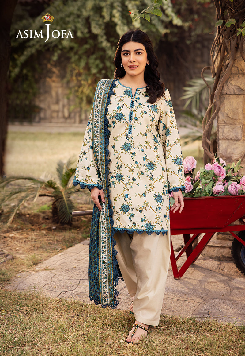 Asim Jofa | Prints Drop 2 | AJUBJ-34 - House Of Hania