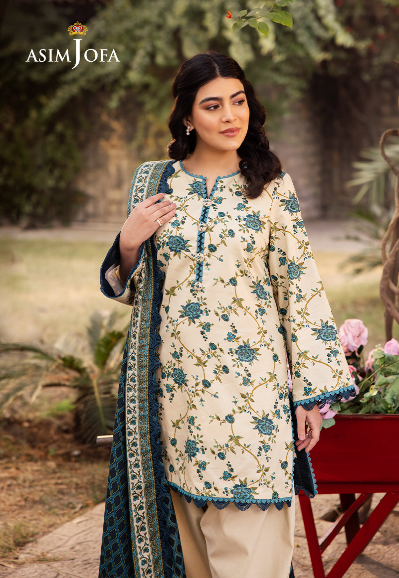 Asim Jofa | Prints Drop 2 | AJUBJ-34 - House Of Hania