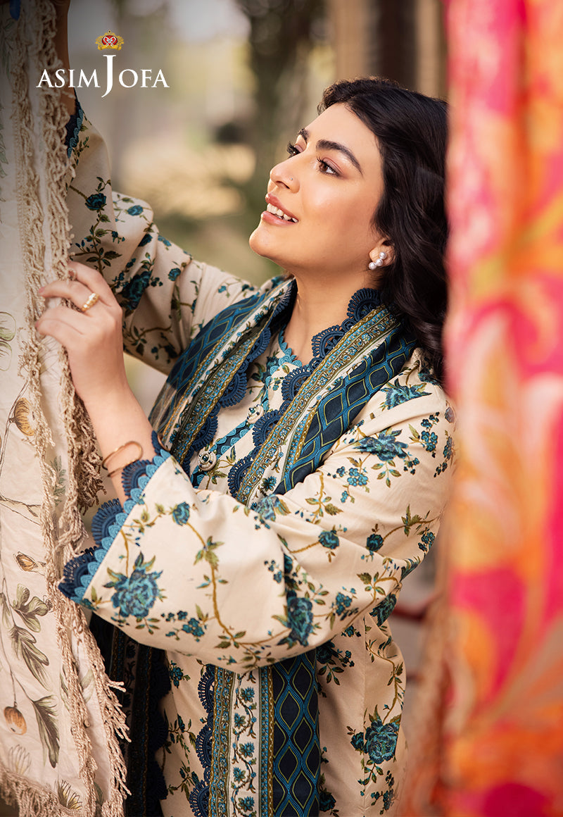Asim Jofa | Prints Drop 2 | AJUBJ-34 - House Of Hania