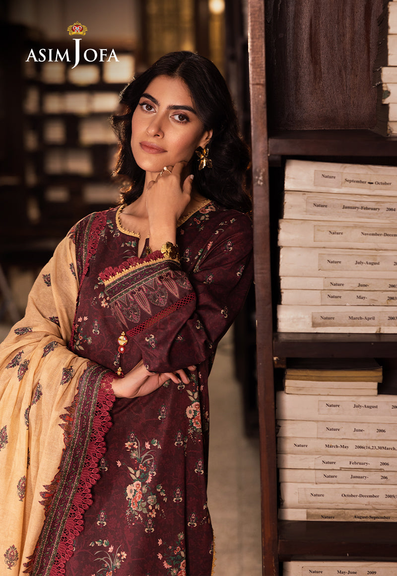 Asim Jofa | Prints Drop 2 | AJUBJ-44 - House Of Hania