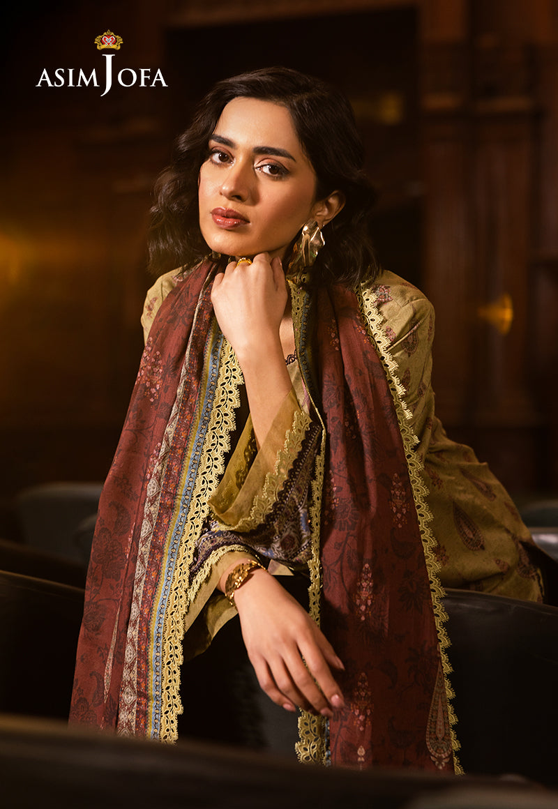 Asim Jofa | Prints Drop 2 | AJUBJ-47 - House Of Hania