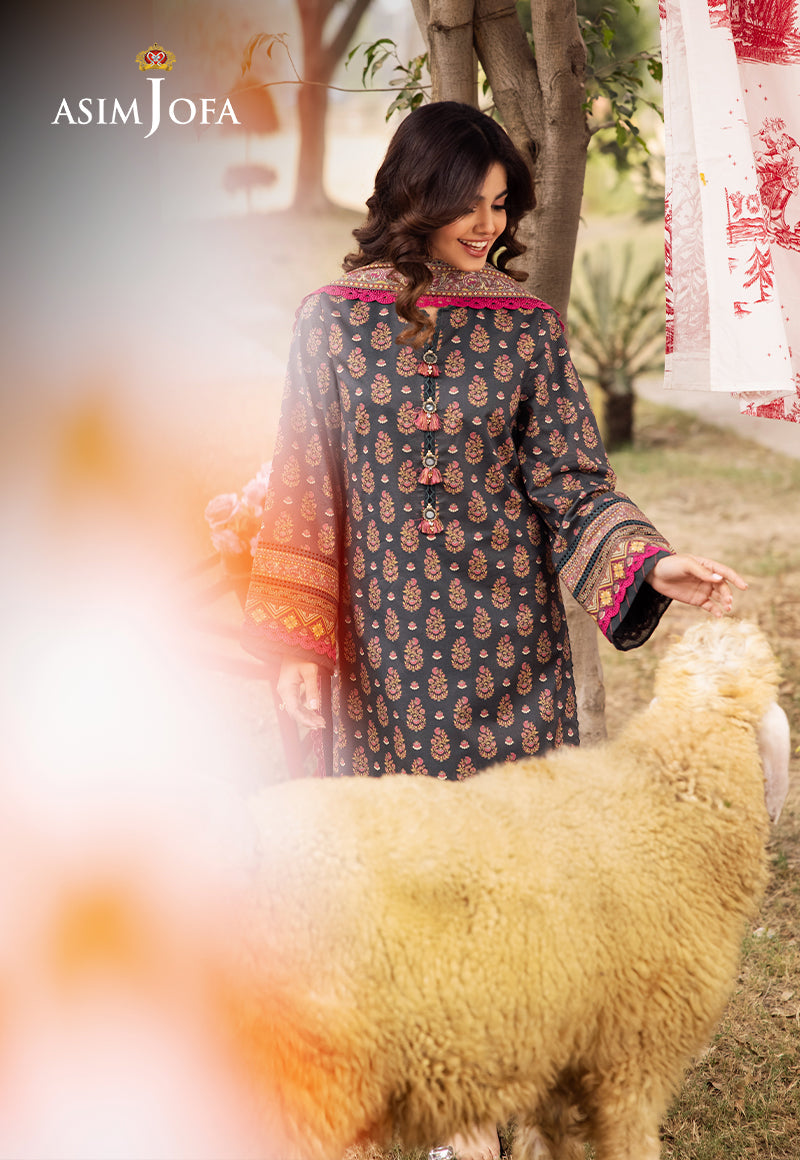 Asim Jofa | Prints Drop 2 | AJUBJ-49 - House Of Hania