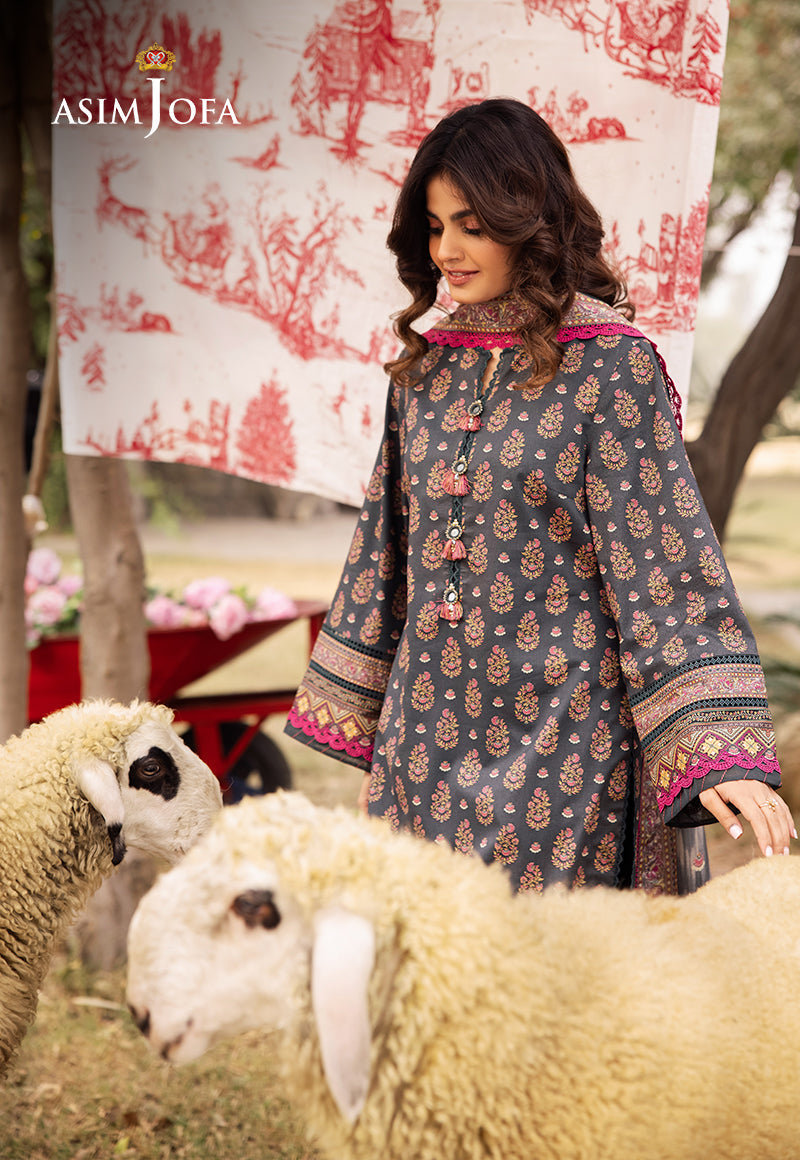 Asim Jofa | Prints Drop 2 | AJUBJ-49 - House Of Hania