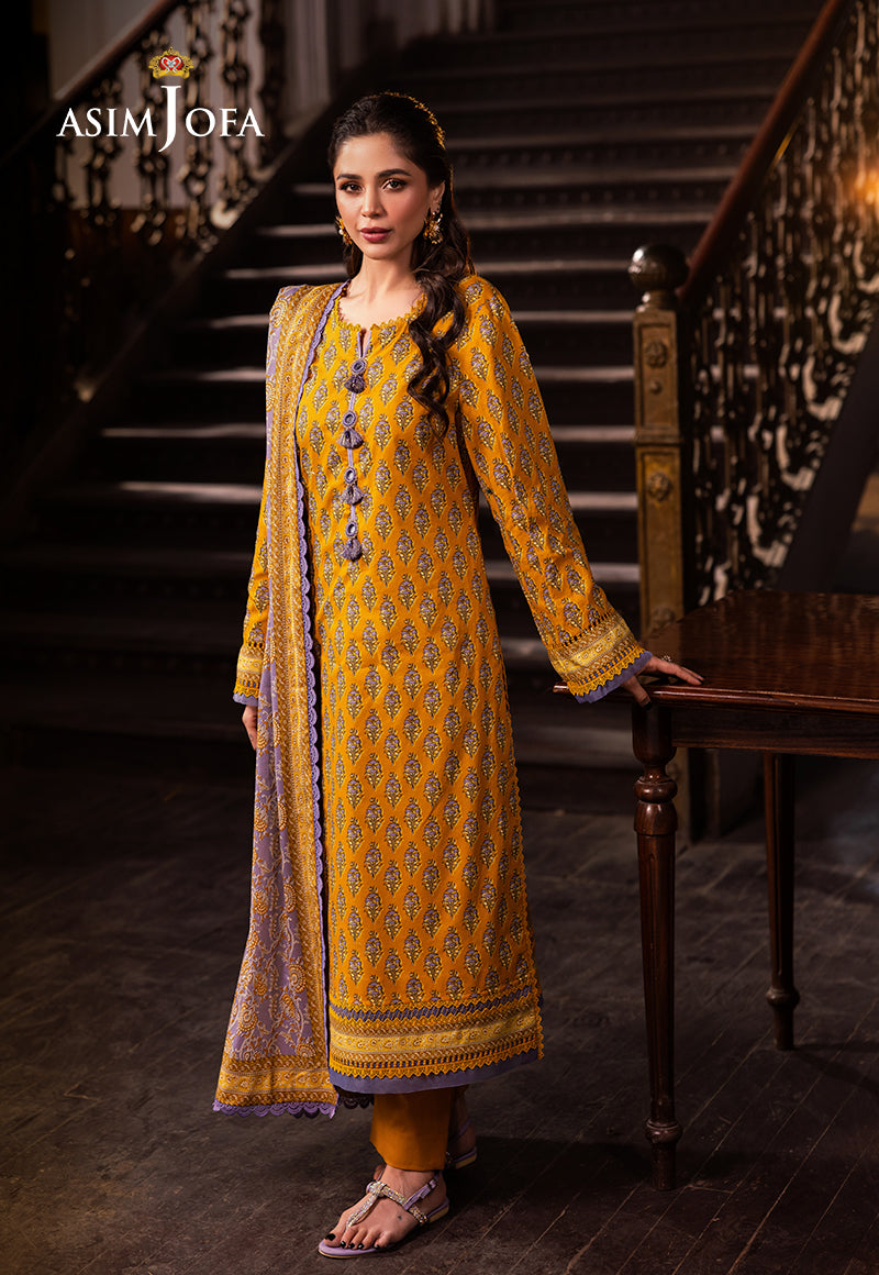 Asim Jofa | Prints Drop 2 | AJUBJ-53 - House Of Hania