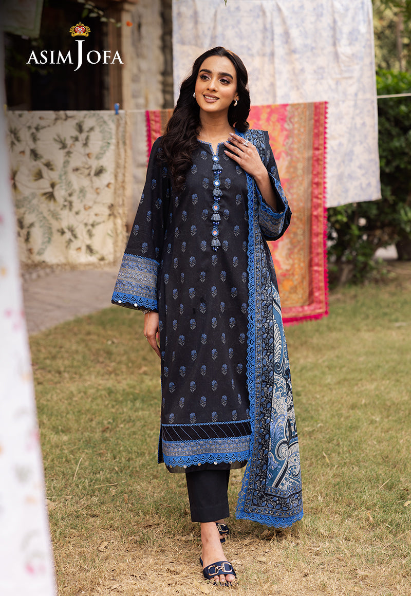 Asim Jofa | Prints Drop 2 | AJUBJ-55 - House Of Hania