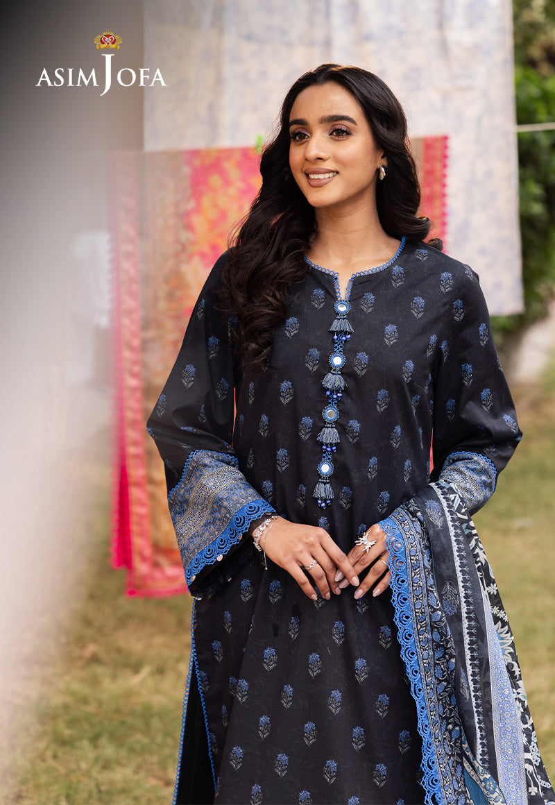 Asim Jofa | Prints Drop 2 | AJUBJ-55 - House Of Hania