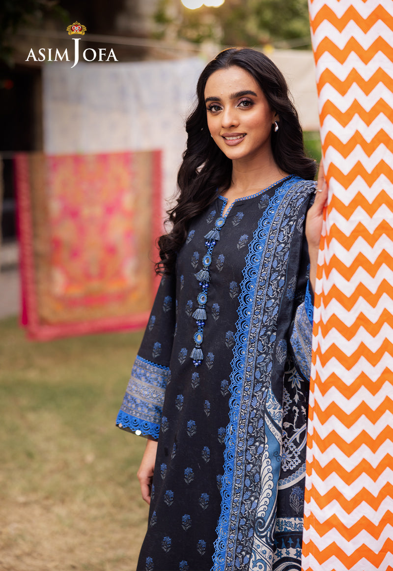Asim Jofa | Prints Drop 2 | AJUBJ-55 - House Of Hania