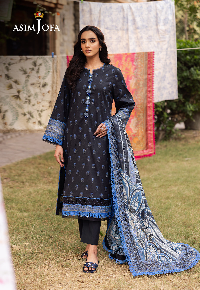 Asim Jofa | Prints Drop 2 | AJUBJ-55 - House Of Hania