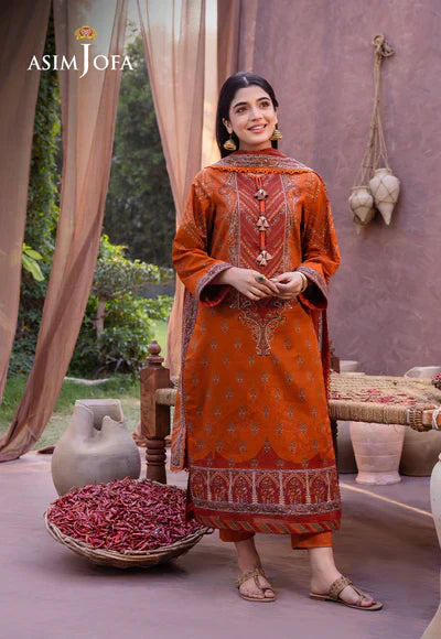 Asim Jofa | Prints Essentials | AJUB-07 - House Of Hania
