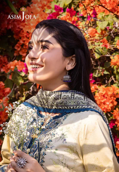 Asim Jofa | Prints Essentials | AJUB-15 - House Of Hania