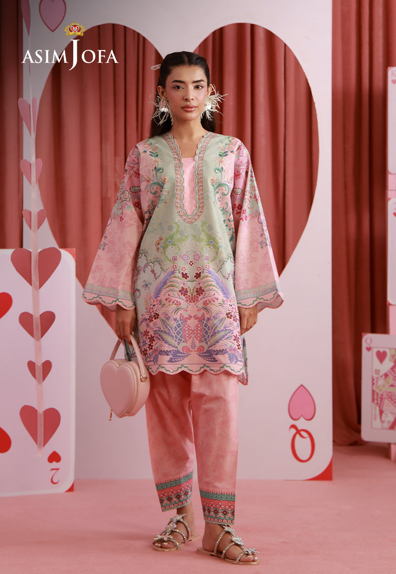 Asim Jofa | Ramadan Edit 26 | AJPB-271 Printed Lawn Stitched 2pcs - House Of Hania